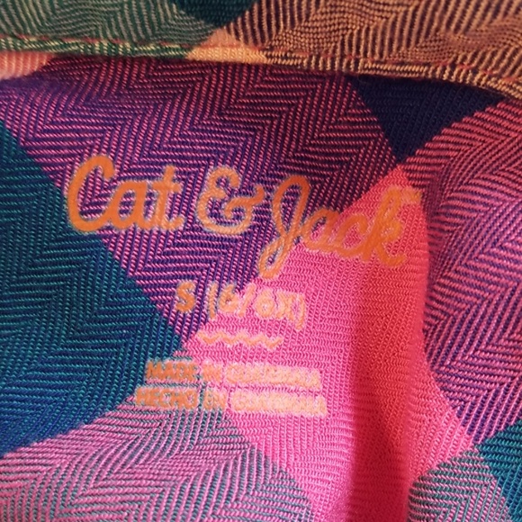 Cat & Jack Casual Pink Plaid Dress Size 6/6X - Picture 4 of 4